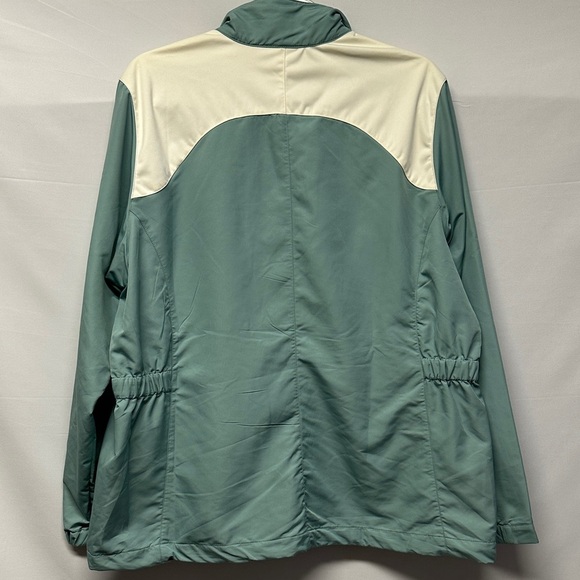 Nike Golf Woman’s Quarter Zip Windbreaker Jacket Seafoam Green XL - Picture 3 of 4